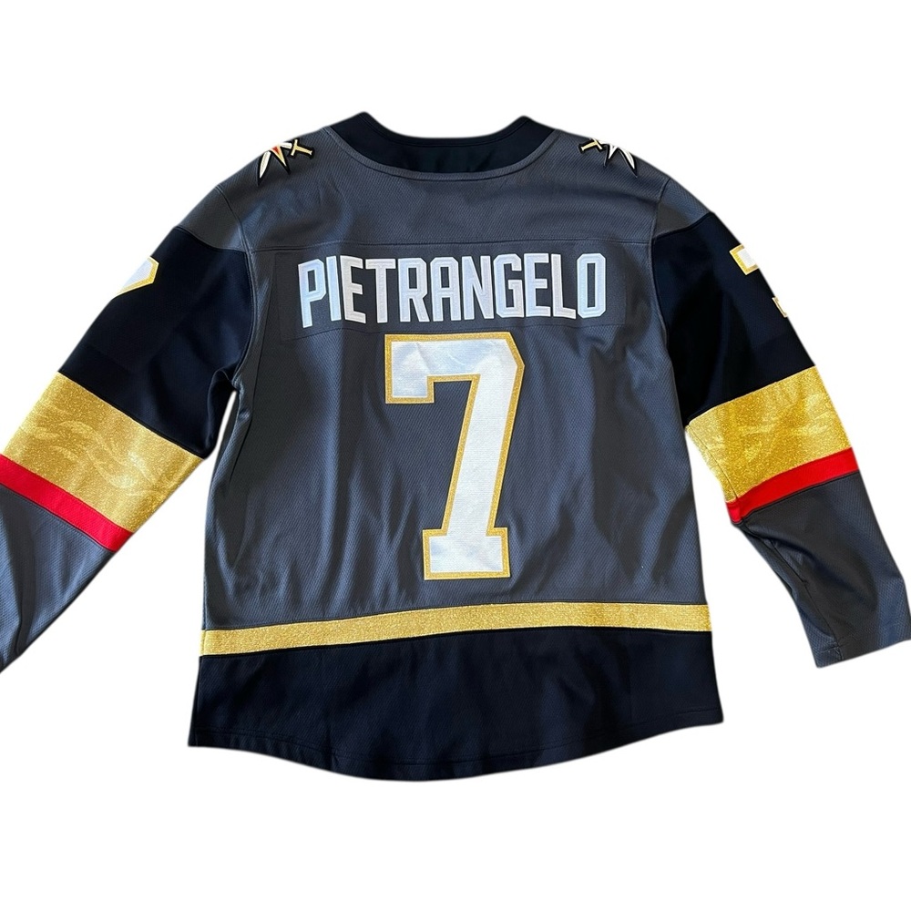 VEGAS GOLDEN KNIGHTS FANATICS PREMIUM #7 ALEX PIETRANGELO JERSEY MENS SMALL